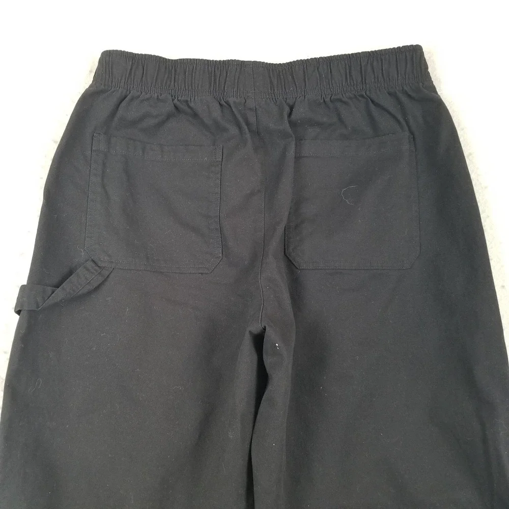 Old Navy Pants Mens Large Black Comfort Waistband Casual Relaxed Fit Cotton